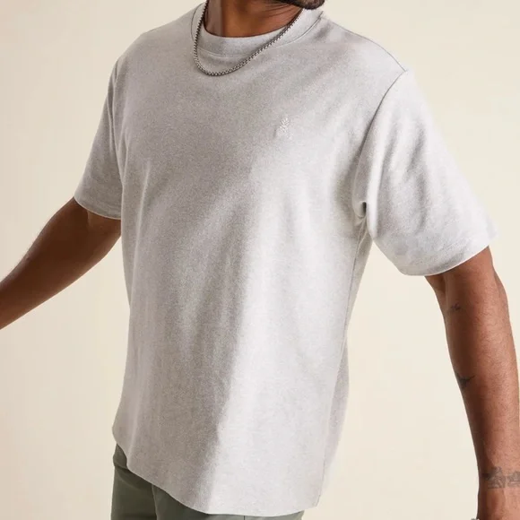 NWT Chubbies The Basic Oversized Tee - Size S, Mid Gray Heather - Picture 9 of 14